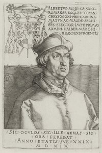 Kardinaal Albrecht van Brandenburg door Albrecht Dürer
