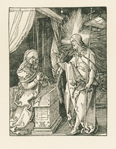 Christus verschijnt aan zijn moeder, ca. 1510 (houtsnede)