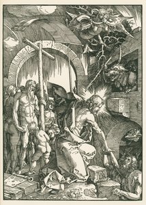 Christ in Limbo door Albrecht Dürer or Duerer