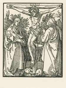 Christus aan het kruis met Maria en Johannes
