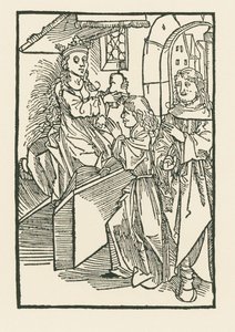 Illustratie op de titelpagina van " Oratio Cassandre Venete ". door Albrecht Dürer or Duerer