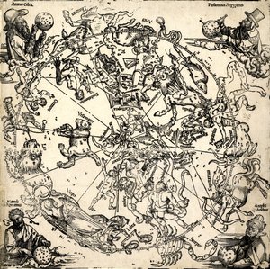Imagines coeli Septentrionales cum duodecim imaginibus zodiaci, ca.1510-c.20 (houtsnede)