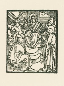 Jezus onder de dokters door Albrecht Dürer or Duerer