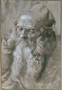 Oude man - Studie voor een heilige door Albrecht Dürer or Duerer