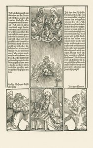 Heilige Birgitta als voorspreker, met een biddend echtpaar door Albrecht Dürer or Duerer