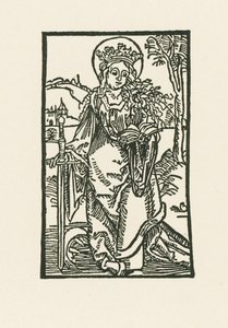 Sint-Katelijne door Albrecht Dürer or Duerer