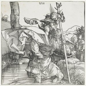 Sint Christoffel door Albrecht Dürer