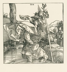 Sint Christoffel door Albrecht Dürer or Duerer