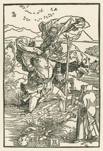 Heilige Christoffel, ca. 1503-04 (houtsnede) door Albrecht Dürer or Duerer