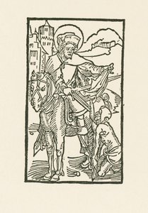 Sint Maarten van Tours door Albrecht Dürer or Duerer