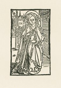 Heilige Maria Magdalena door Albrecht Dürer or Duerer