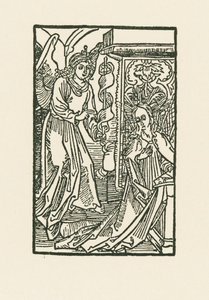 De Aankondiging door Albrecht Dürer or Duerer