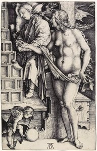 De Droom, ca. 1500 (gravure)