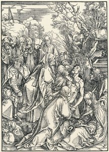 De Graflegging, uit de Grote Passie, c.1496-97 door Albrecht Dürer