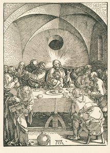 Het laatste avondmaal door Albrecht Dürer or Duerer