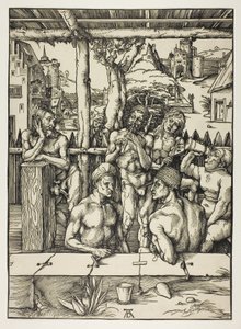 Het Mannenbad door Albrecht Dürer