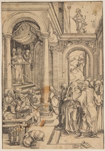 De presentatie van de Maagd in de tempel door Albrecht Dürer