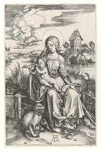 De Maagd met de aap, c.1498