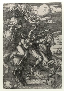 De ontvoering op de eenhoorn door Albrecht Dürer