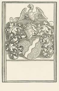 Het wapen van Michael Behaim, ca. 1518-20 (houtsnede)