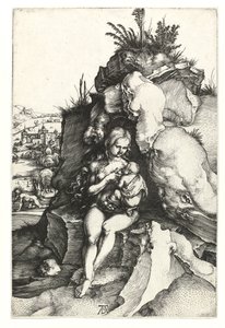 De boetedoening van St. Johannes Chrysostomus, 1496 door Albrecht Dürer
