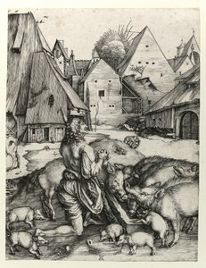De verloren zoon door Albrecht Dürer