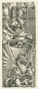 Triomfboog voor keizer Maximiliaan I door Albrecht Dürer or Duerer