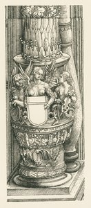Triomfboog voor keizer Maximiliaan I door Albrecht Dürer or Duerer
