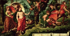 Allegorie van menselijke passies door Alcira Master