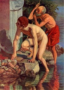 Schets voor het schilderij Christus verschijnt aan de menigte, ca. 1830s, 1965