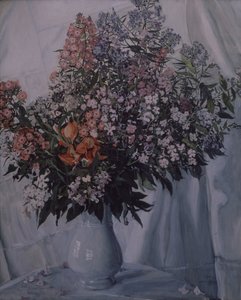 Stilleven. Phloxen, 1911 door Aleksandr Jakovlevic Golovin