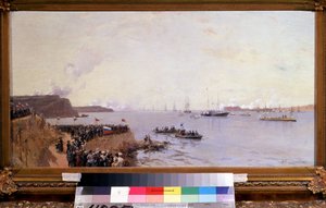 Aankomst van keizer Alexander III in Sebastopol