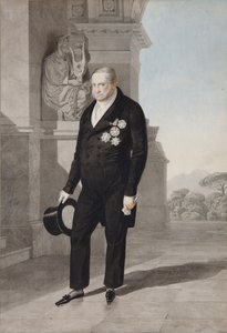 Portret van koning Frans I van de Twee Siciliën 1777-1830, 1825 door Aleksandr Pavlovich Bryullov
