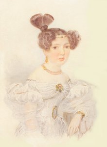 Portret van Yekaterina Ivanovna Zagryazhskaya