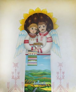 Ukrainian Guardian Home door Aleksandra Paranchenko