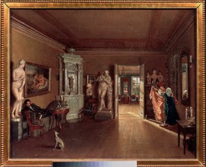 Het atelier van de kunstenaar Alexei Venetsianov in Sint-Petersburg