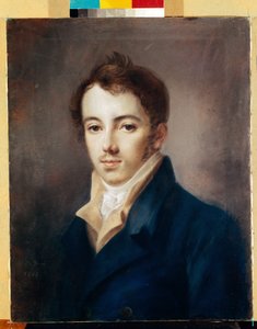 Portret van de decembrist Michail A. Fonvizin door Aleksei Gavrilovich Venetsianov