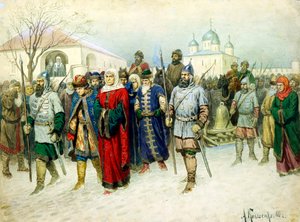 Martha de Burgemeesteres Begeleid naar Moskou door Aleksey Kivshenko