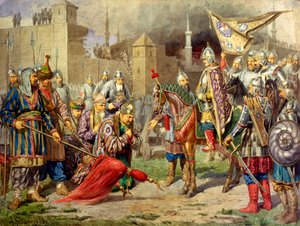 Tsaar Ivan IV verovert Kazan in 1552