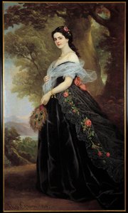 Portret van de gravin Juliette Cotti door Alessando Ossani