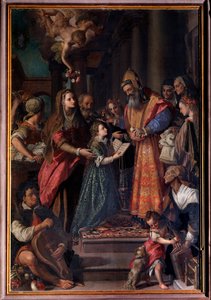 Presentatie van Maria in de tempel door Alessandro Allori