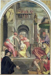 Het Martelaarschap van St. Agatha, 1585 door Alessandro Allori