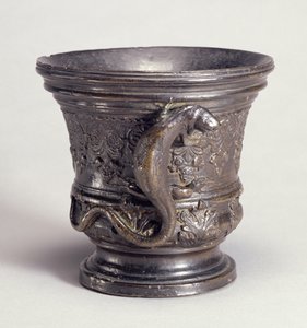 Mortier met Handvat in de Vorm van een Hagedis, c.1500