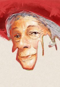 Portret van dichteres Wislawa Szymborska