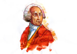 Portret van Antoine Laurent de Lavoisier, Franse chemicus (1743-1794)