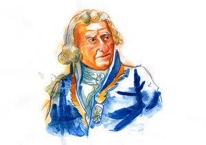 Portret van Baron Antoine Augustin Parmentier, Franse apotheker, diëtist en agronoom