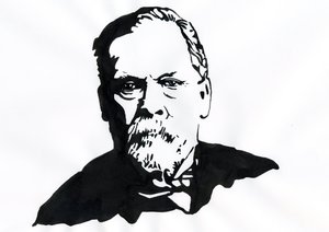 Portret van Louis Pasteur (1822-1895), Engelse chemicus en microbioloog