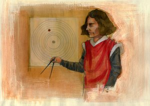 Portret van Nicolaus Copernicus door Alessandro Lonati
