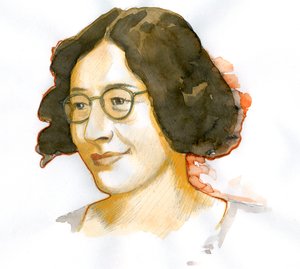 Portret van Simone Weil (1909-1943), Franse filosoof