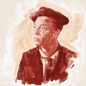Portret van regisseur en acteur Buster Keaton (illustratie) door Alessandro Lonati